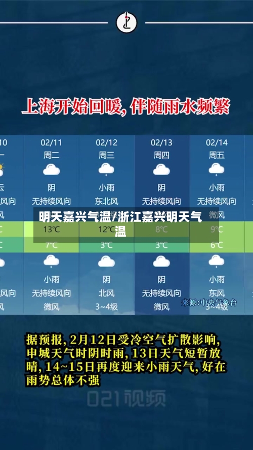 明天嘉兴气温/浙江嘉兴明天气温-第3张图片