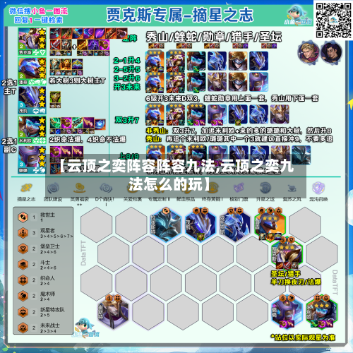 【云顶之奕阵容阵容九法,云顶之奕九法怎么的玩】-第2张图片
