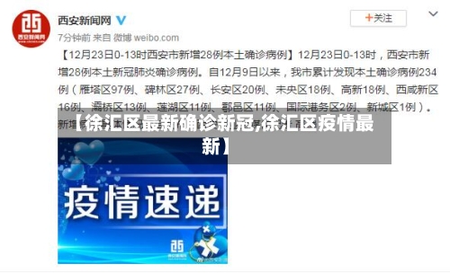 【徐汇区最新确诊新冠,徐汇区疫情最新】