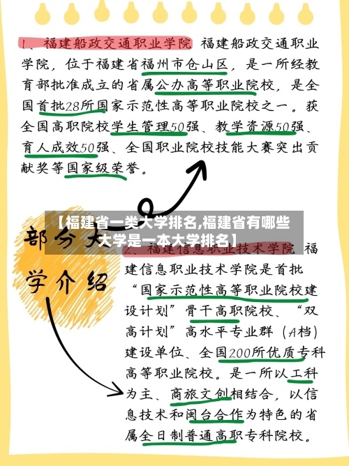 【福建省一类大学排名,福建省有哪些大学是一本大学排名】