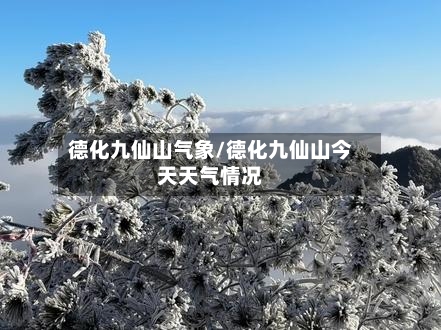 德化九仙山气象/德化九仙山今天天气情况