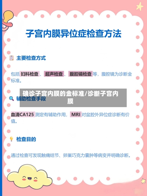 确诊子宫内膜的金标准/诊断子宫内膜