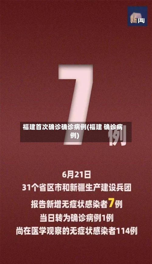 福建首次确诊确诊病例(福建 确诊病例)