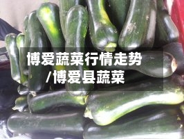 博爱蔬菜行情走势/博爱县蔬菜