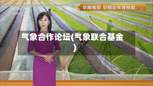 气象合作论坛(气象联合基金)