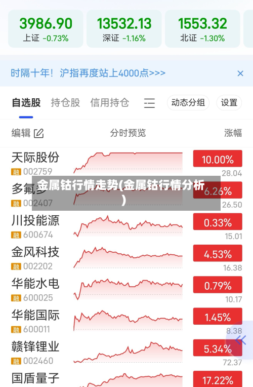 金属钴行情走势(金属钴行情分析)