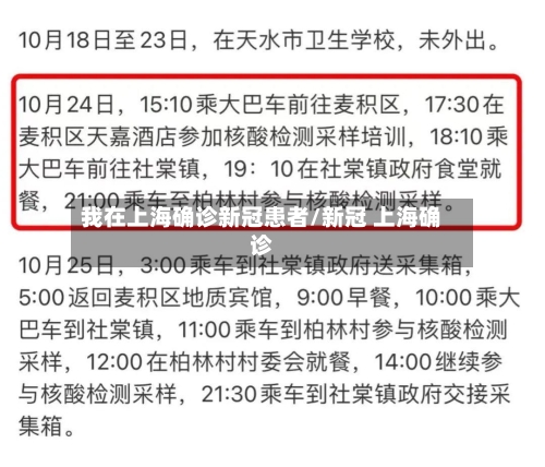 我在上海确诊新冠患者/新冠 上海确诊